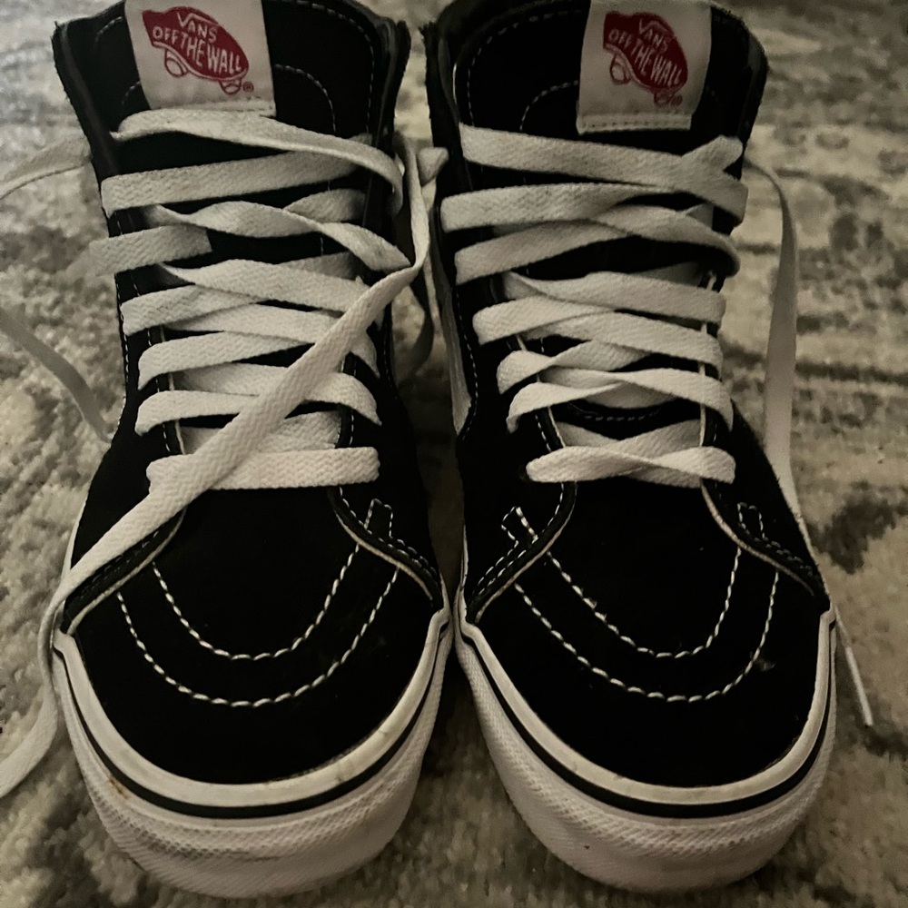 Vans Kids Black High-Top Sneakers